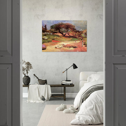 CORSICAN LANDSCAPE 1898 0 - Henri Matisse Brushed Aluminum Print - 70x100 cm / 28x40 inches | Henri Matisse Aluminum Print | Henri Matisse Prints