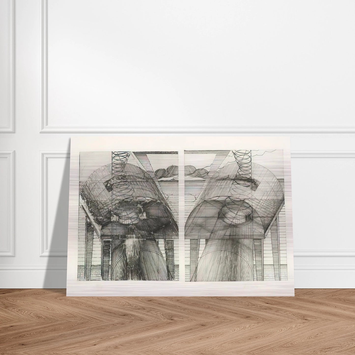By the Sea - 1971 - Dieter Roth Brushed Aluminum Print - 70x100 cm / 28x40 inches | Dieter Roth Aluminum Print | Dieter Roth Prints