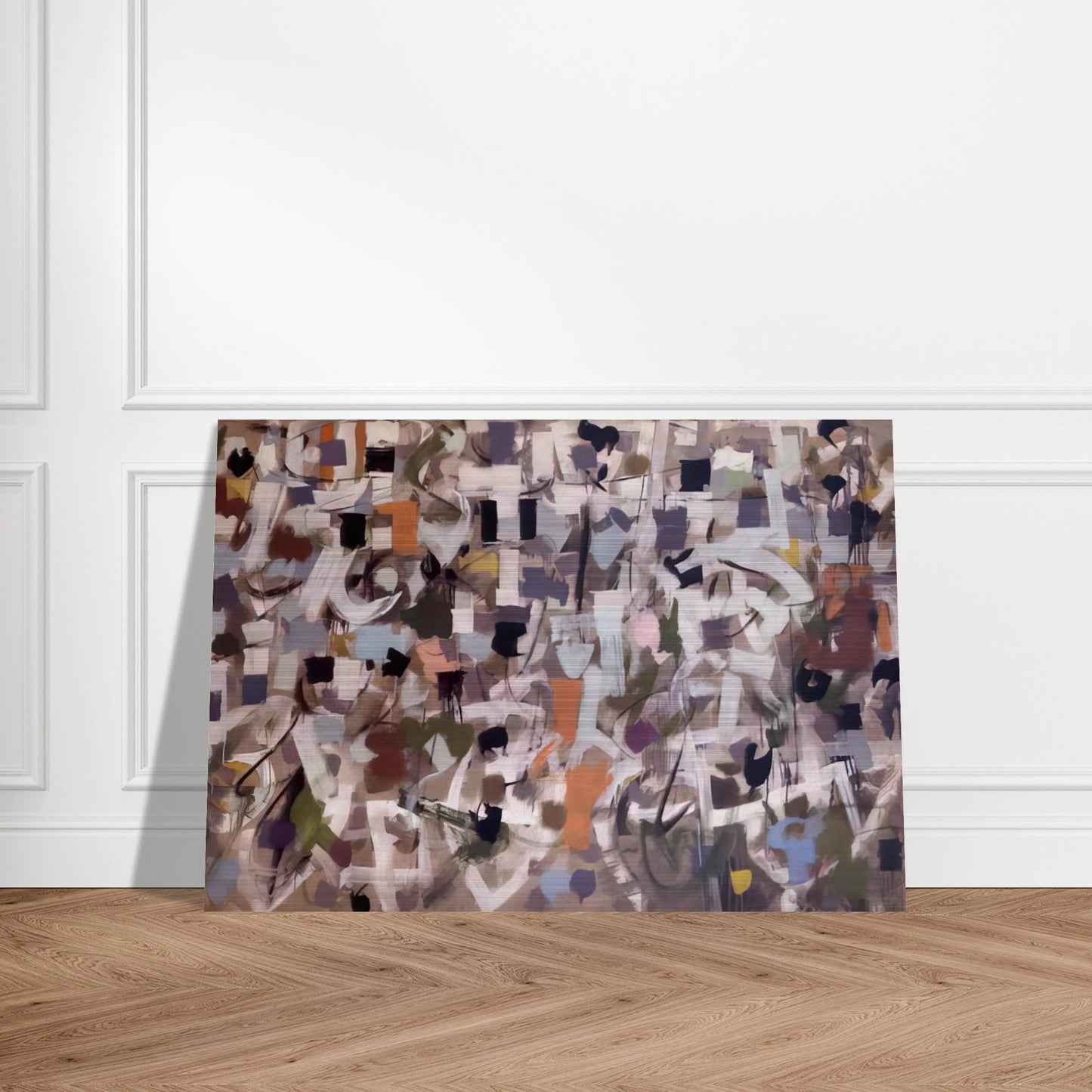 Number 15 - 1953 - Bradley Walker Tomlin Brushed Aluminum Print - 70x100 cm / 28x40 inches | Bradley Walker Tomlin Aluminum Print | Bradley Walker Tomlin Prints