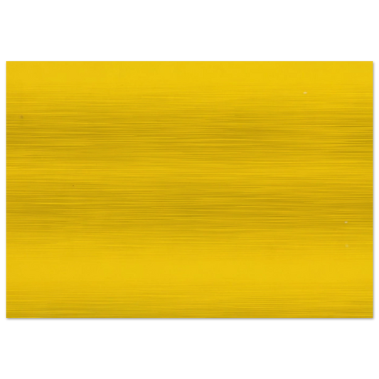 Yellow from the series Line Form Color - Ellsworth Kelly Brushed Aluminum Print - 70x100 cm / 28x40 inches | Ellsworth Kelly Aluminum Print | Ellsworth Kelly Prints