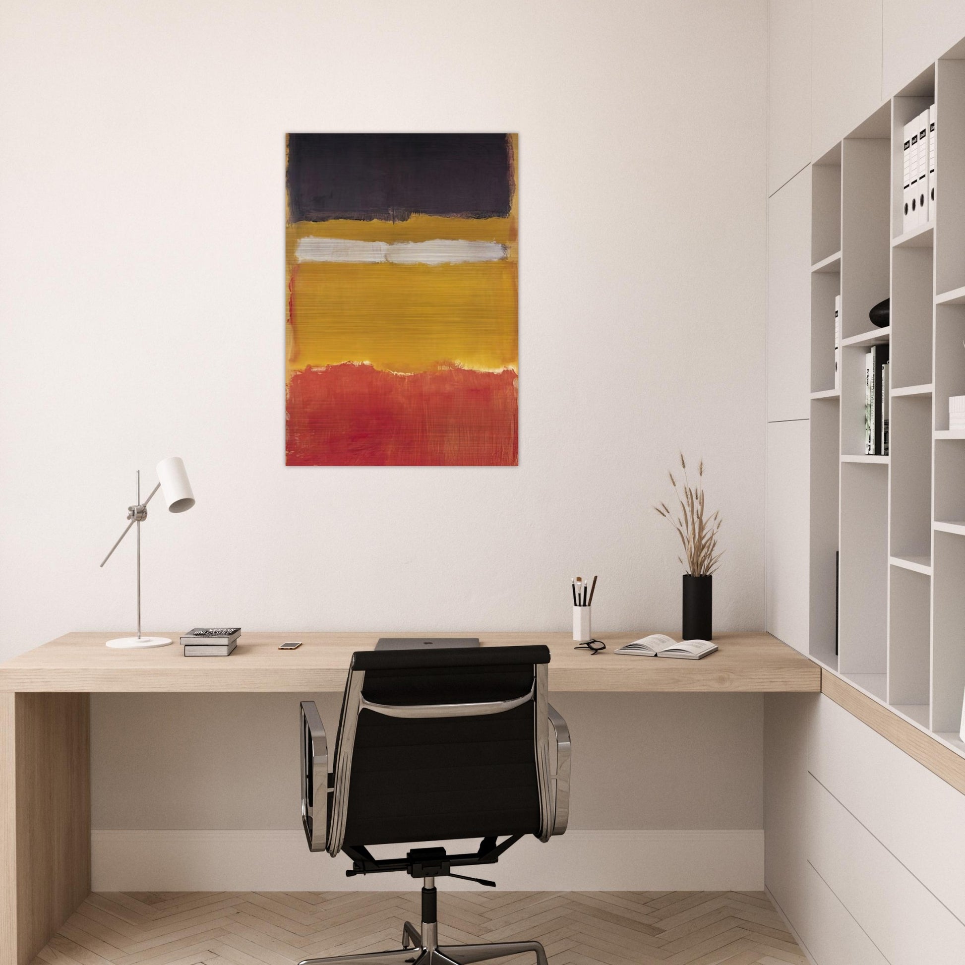 Number 24 Untitled - 1951 - Mark Rothko Brushed Aluminum Print - 70x100 cm / 28x40 inches | Mark Rothko Aluminum Print | Mark Rothko Prints