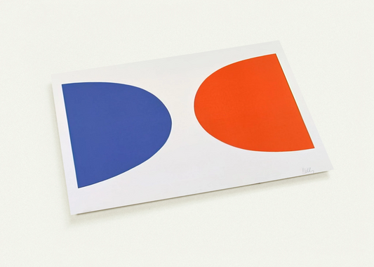 Blue and Orange from Suite of Twenty-Seven Color Lithographs By Ellsworth Kelly Pack of 10 Post Cards | Ellsworth Kelly Post Cards | A6 (10.5 x 14.8 cm) - 4.1 x 5.8 inches