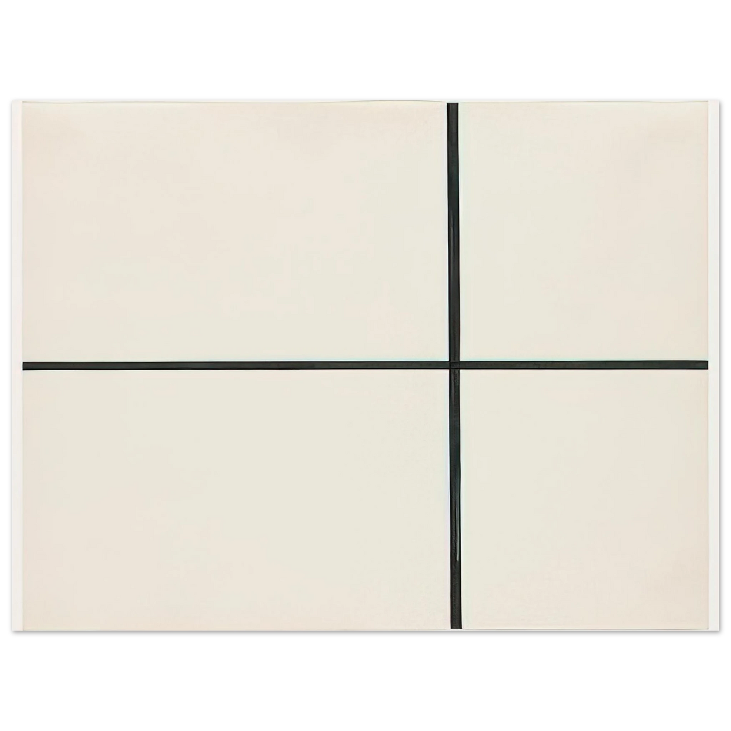 Ellsworth Kelly - Horizontal and Vertical Lines  75x100 cm / 30x40inches Fine Art Poster