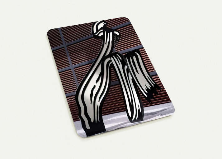 BRUSHSTROKE 1996 By Roy Lichtenstein Pack of 10 Post Cards | Roy Lichtenstein Post Cards | A6 (10.5 x 14.8 cm) - 4.1 x 5.8 inches