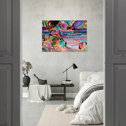 L'orage sur Bréhât - 1956 - Charles Lapicque Brushed Aluminum Print - 70x100 cm / 28x40 inches | Charles Lapicque Aluminum Print | Charles Lapicque Prints