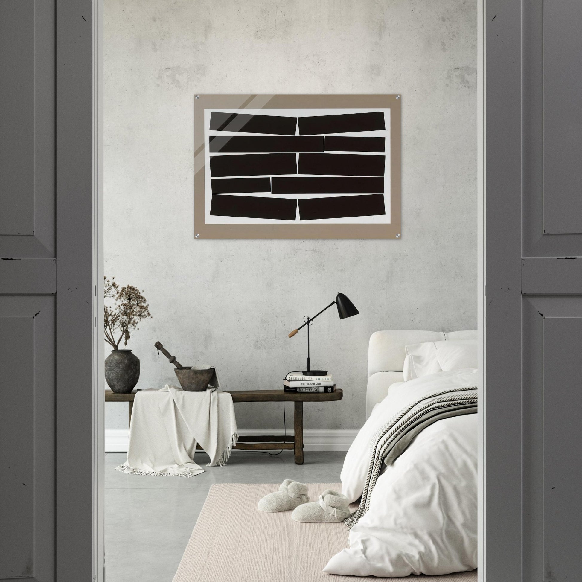 Metaesquema Dois brancos - 1958 - Helio Oiticica Acrylic Print - 70x100 cm / 28x40″ inches