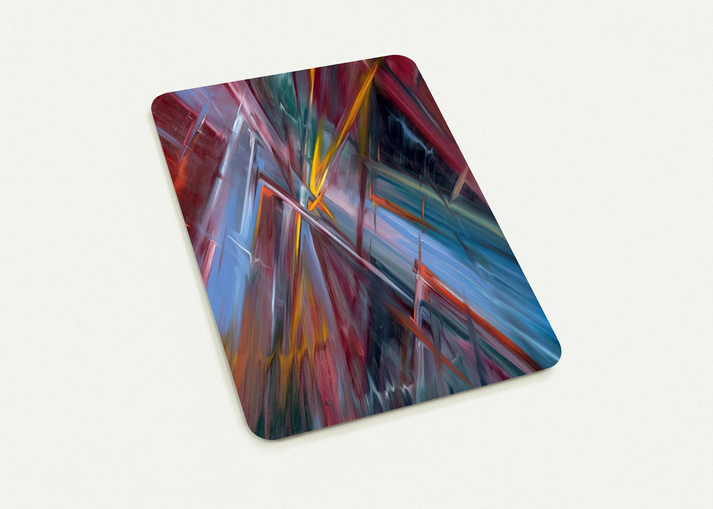 Colorful Flashes By Konrad Zuse Pack of 10 Post Cards | Konrad Zuse Post Cards | A6 (10.5 x 14.8 cm) - 4.1 x 5.8 inches
