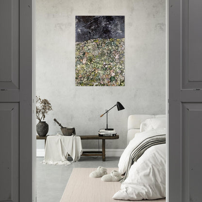 I LIVE IN A COUNTRY LAUGHING - Jean Dubuffet Brushed Aluminum Print - 70x100 cm / 28x40 inches | Jean Dubuffet Aluminum Print | Jean Dubuffet Prints