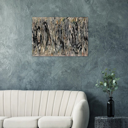 NUMBER 10 1949 - Jackson Pollock Brushed Aluminum Print - 70x100 cm / 28x40 inches | Jackson Pollock Aluminum Print | Jackson Pollock Prints