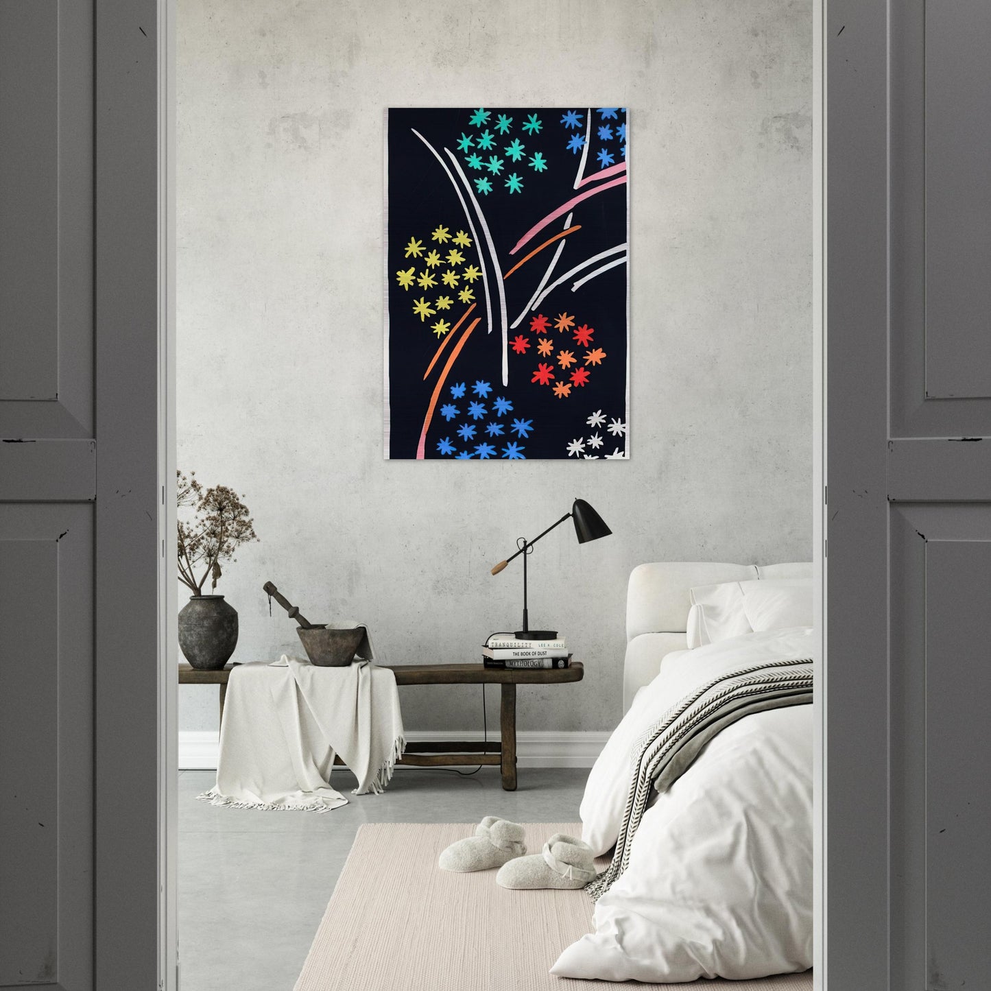 COMPOSITION 35 - Sonia Delaunay Brushed Aluminum Print - 70x100 cm / 28x40 inches | Sonia Delaunay Aluminum Print | Sonia Delaunay Prints
