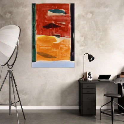 Circe's Palace - 1982 - Ronnie Landfield Art Prints - 100x150 cm / 40x60″ inches | Ronnie Landfield Poster | Ronnie Landfield Prints