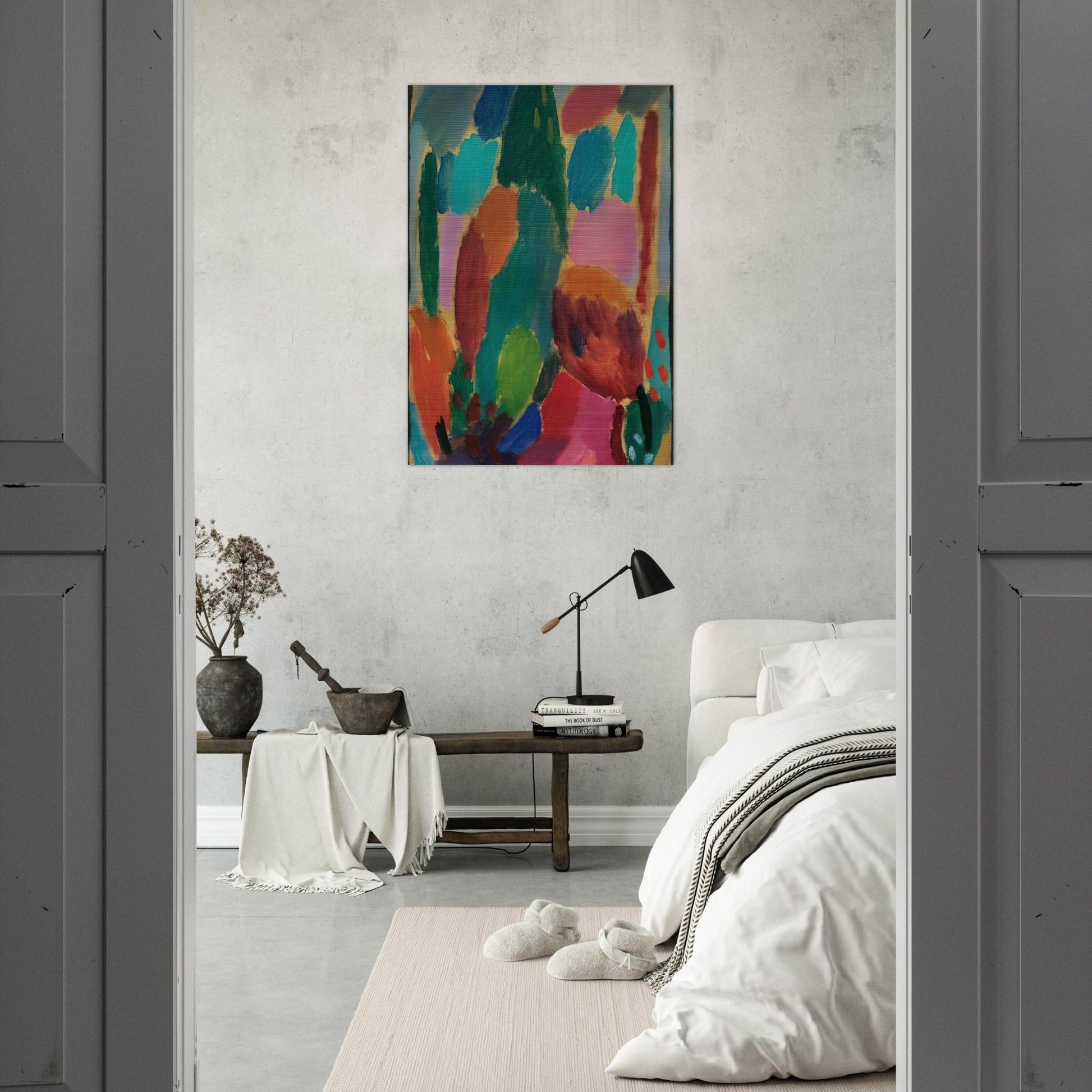 VARIATION Z RTLICHKEITEN 1917 - Alexej von Jawlensky Brushed Aluminum Print - 70x100 cm / 28x40 inches | Alexej von Jawlensky Aluminum Print | Alexej von Jawlensky Prints