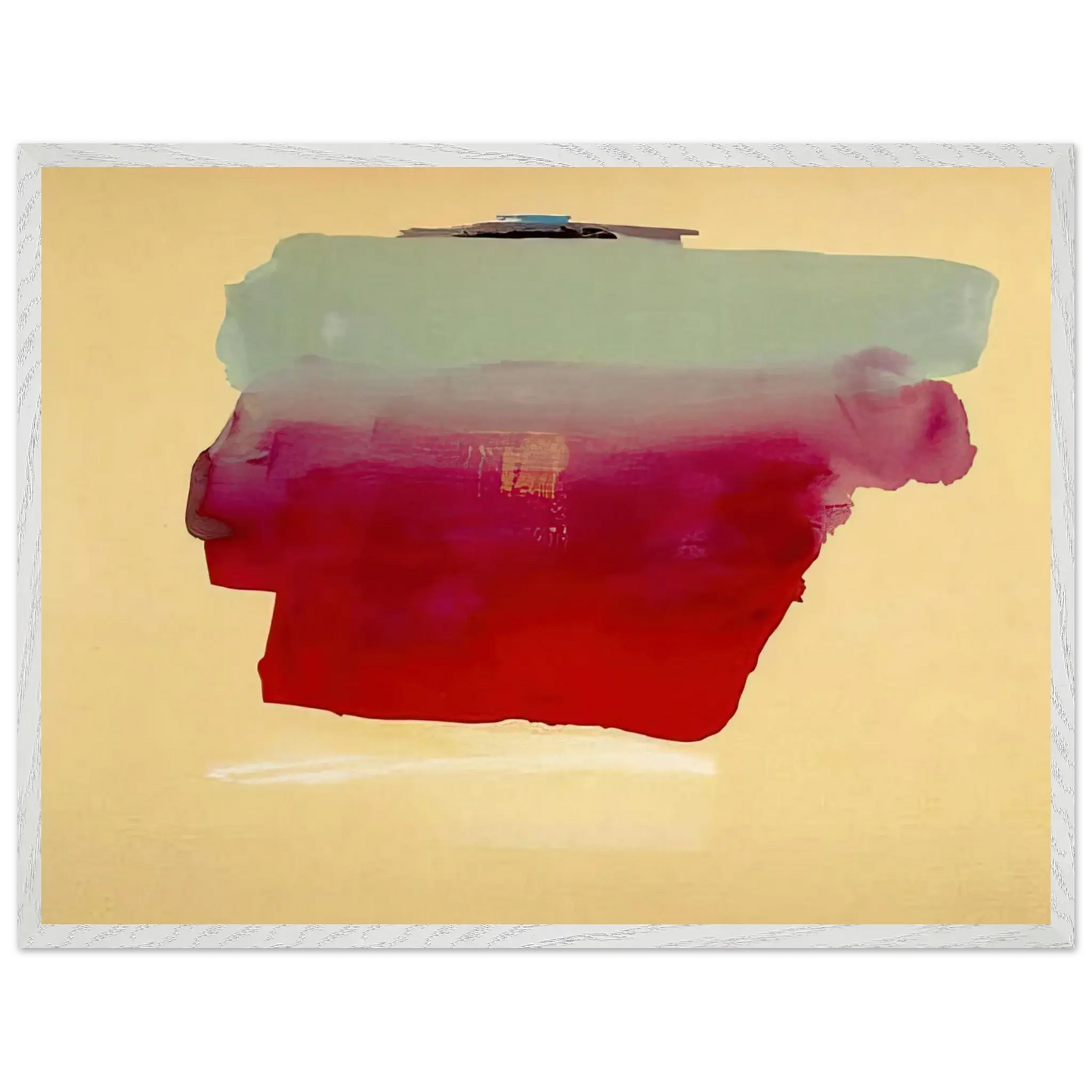 Helen Frankenthaler - Robinson s Wrap - 1974 Wall art - A1 (59.4 x 84.1  cm) - Premium Wooden Framed Poster With Fine Art Paper - Black frame