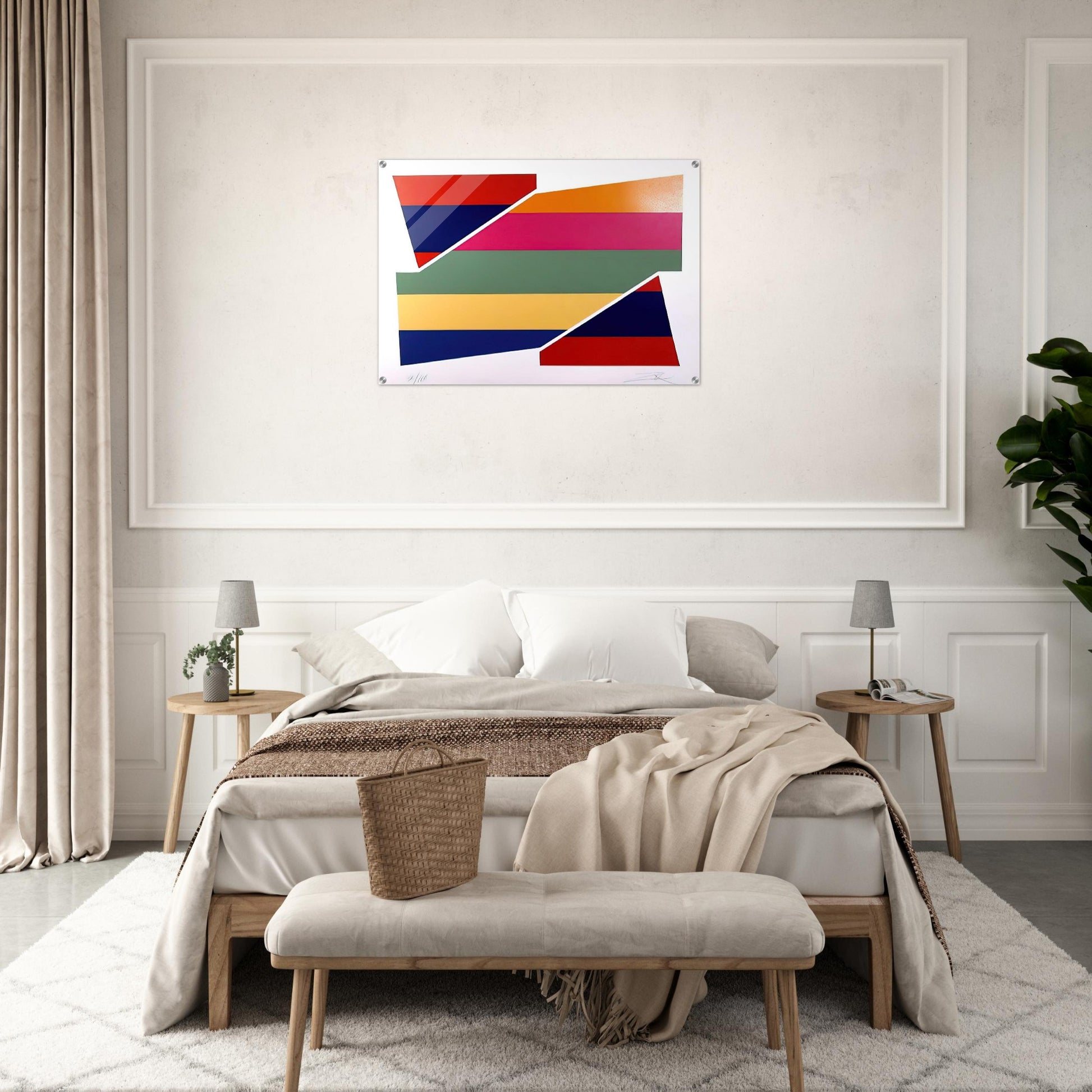 Rotation I - 1980 - Larry Zox Acrylic Print - 70x100 cm / 28x40″ inches
