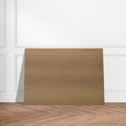 Superficie bianca - 1969 - Enrico Castellani Brushed Aluminum Print - 70x100 cm / 28x40 inches | Enrico Castellani Aluminum Print | Enrico Castellani Prints