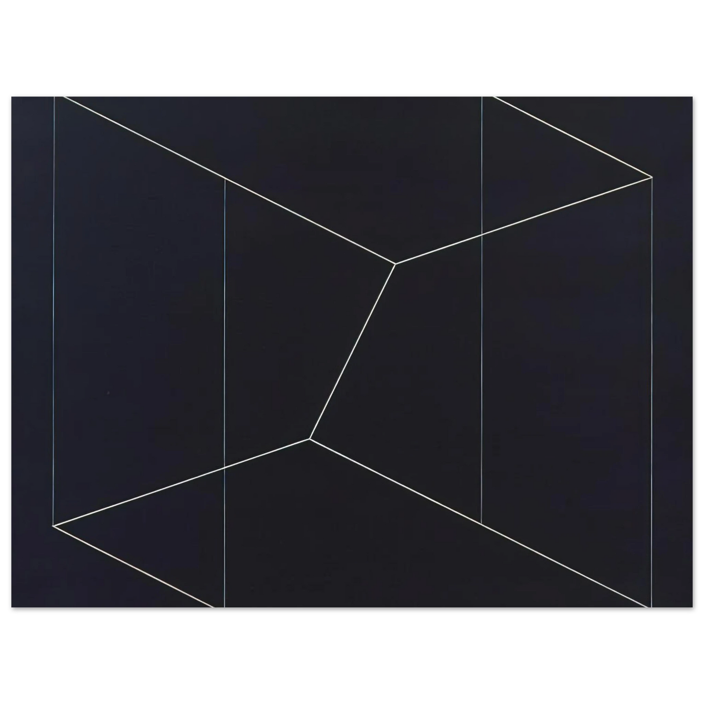 Josef Albers - STRUCTURAL CONSTELLATION TO FERDINAND HODLER 1954  75x100 cm / 30x40inches Fine Art Poster