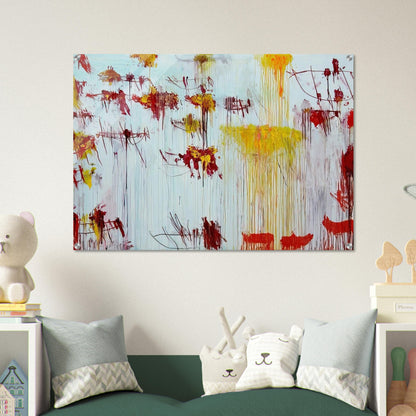 Lepanto, Part X - Cy Twombly Acrylic Print - 70x100 cm / 28x40″ inches