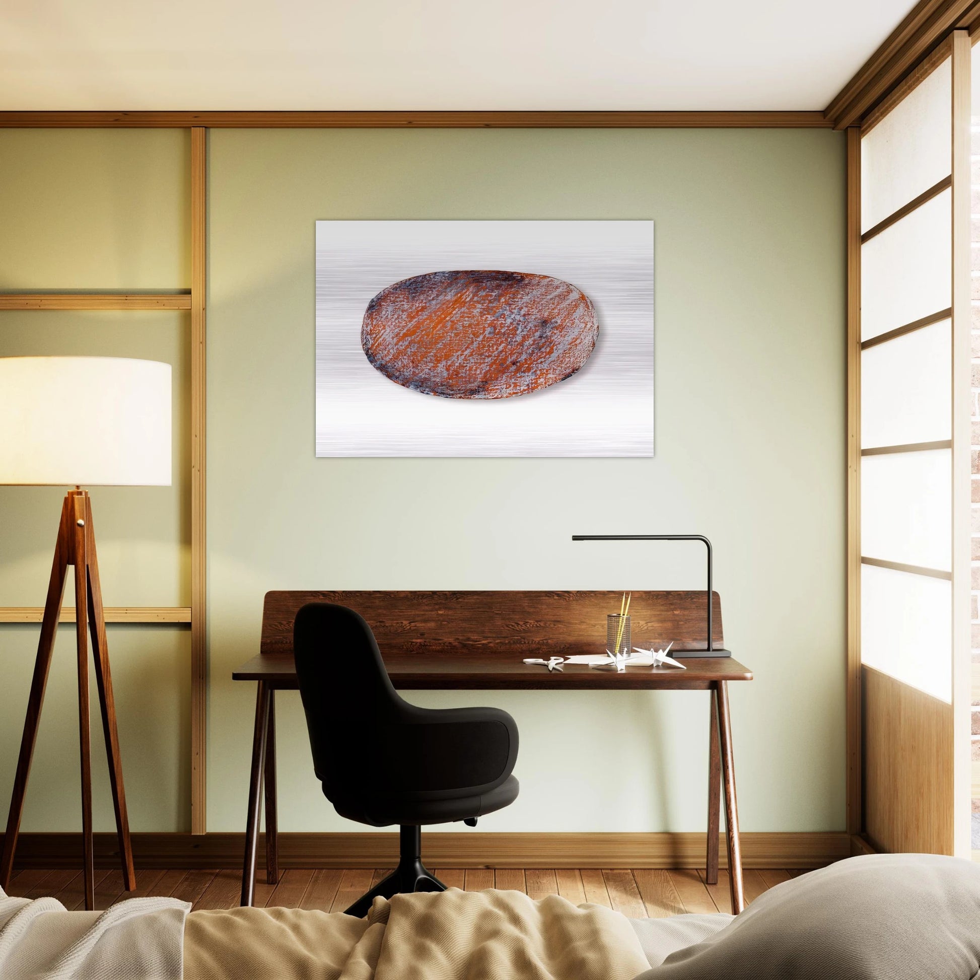Ohne Titel für Peter Dibke - 1970 - Blinky Palermo Brushed Aluminum Print - 70x100 cm / 28x40 inches | Blinky Palermo Aluminum Print | Blinky Palermo Prints