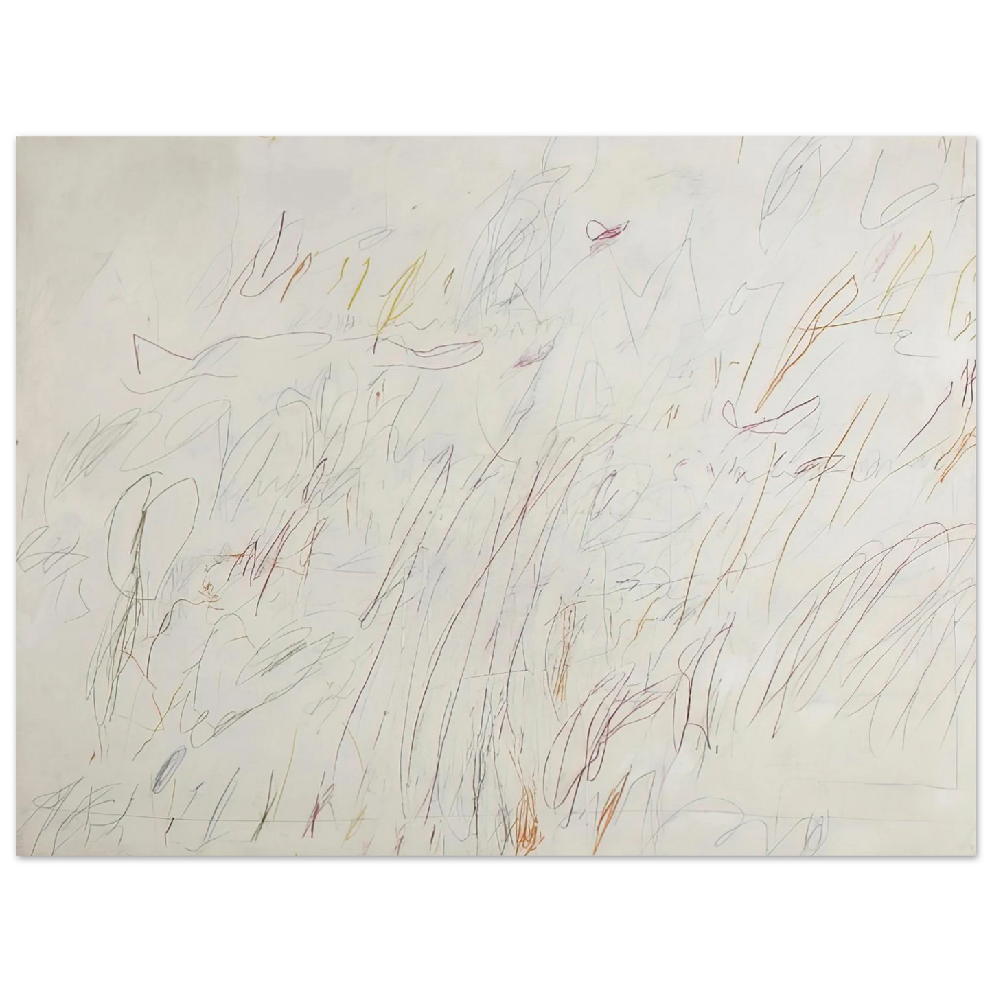 Cy Twombly - Sunset  75x100 cm / 30x40inches Fine Art Poster