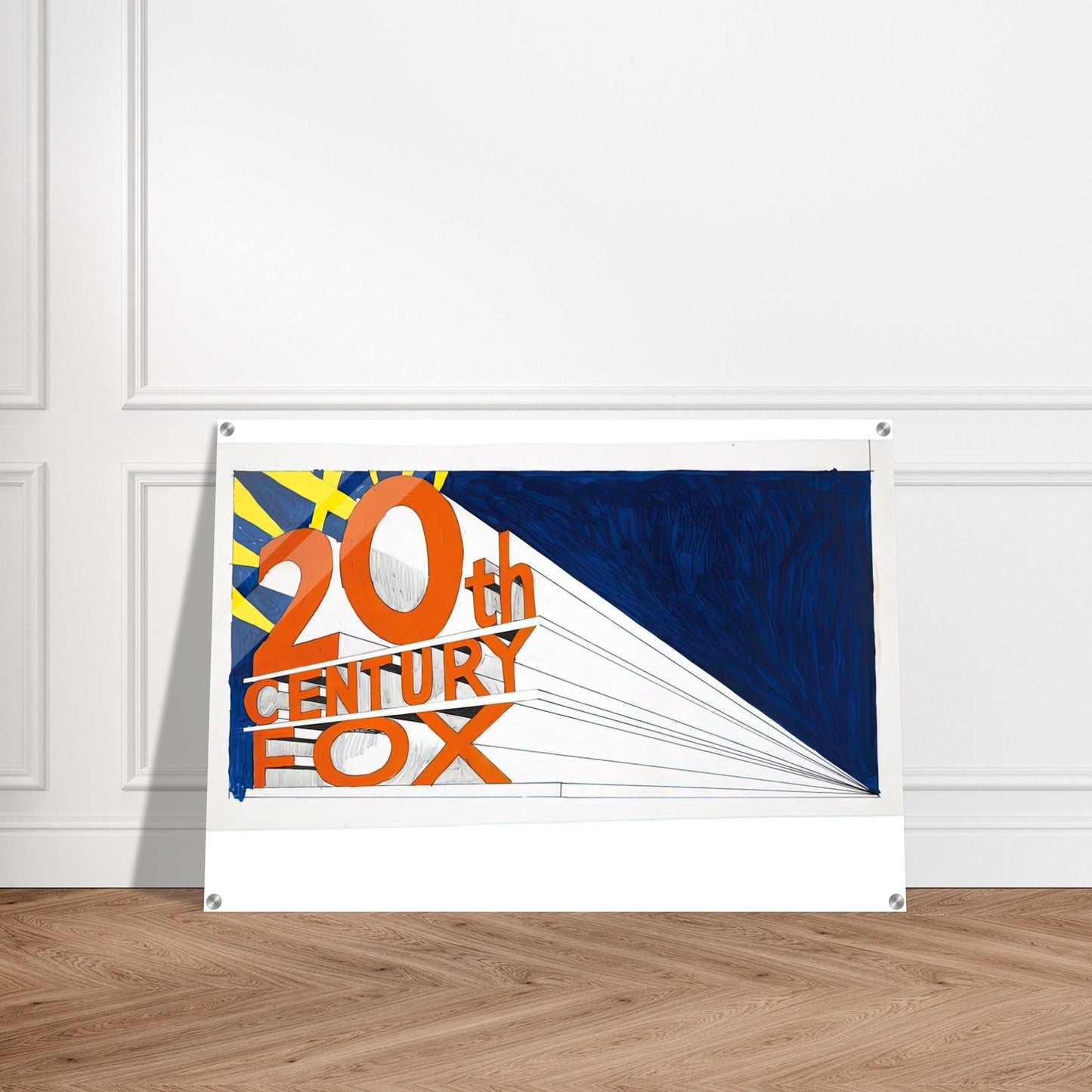 TRADEMARCK 2 1962 - Edward Ruscha Acrylic Print - 70x100 cm / 28x40″ inches