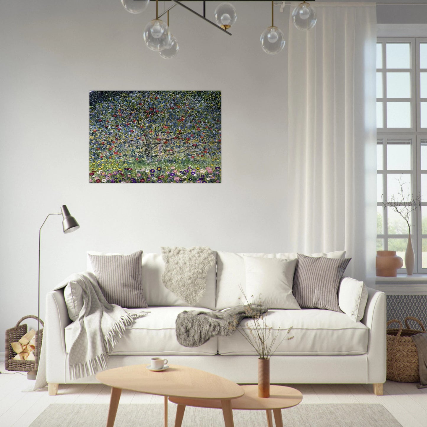 APPLE TREE I - Gustav Klimt Brushed Aluminum Print - 70x100 cm / 28x40 inches | Gustav Klimt Aluminum Print | Gustav Klimt Prints
