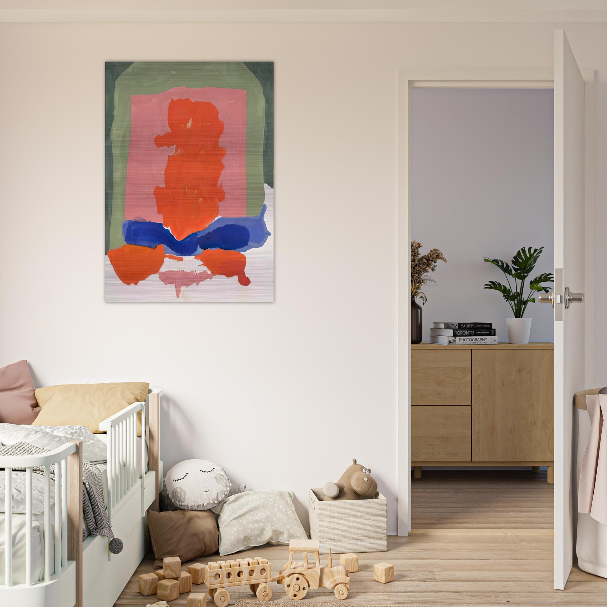 Small's Paradise, 1964- - Helen Frankenthaler Brushed Aluminum Print - 70x100 cm / 28x40 inches | Helen Frankenthaler Aluminum Print | Helen Frankenthaler Prints