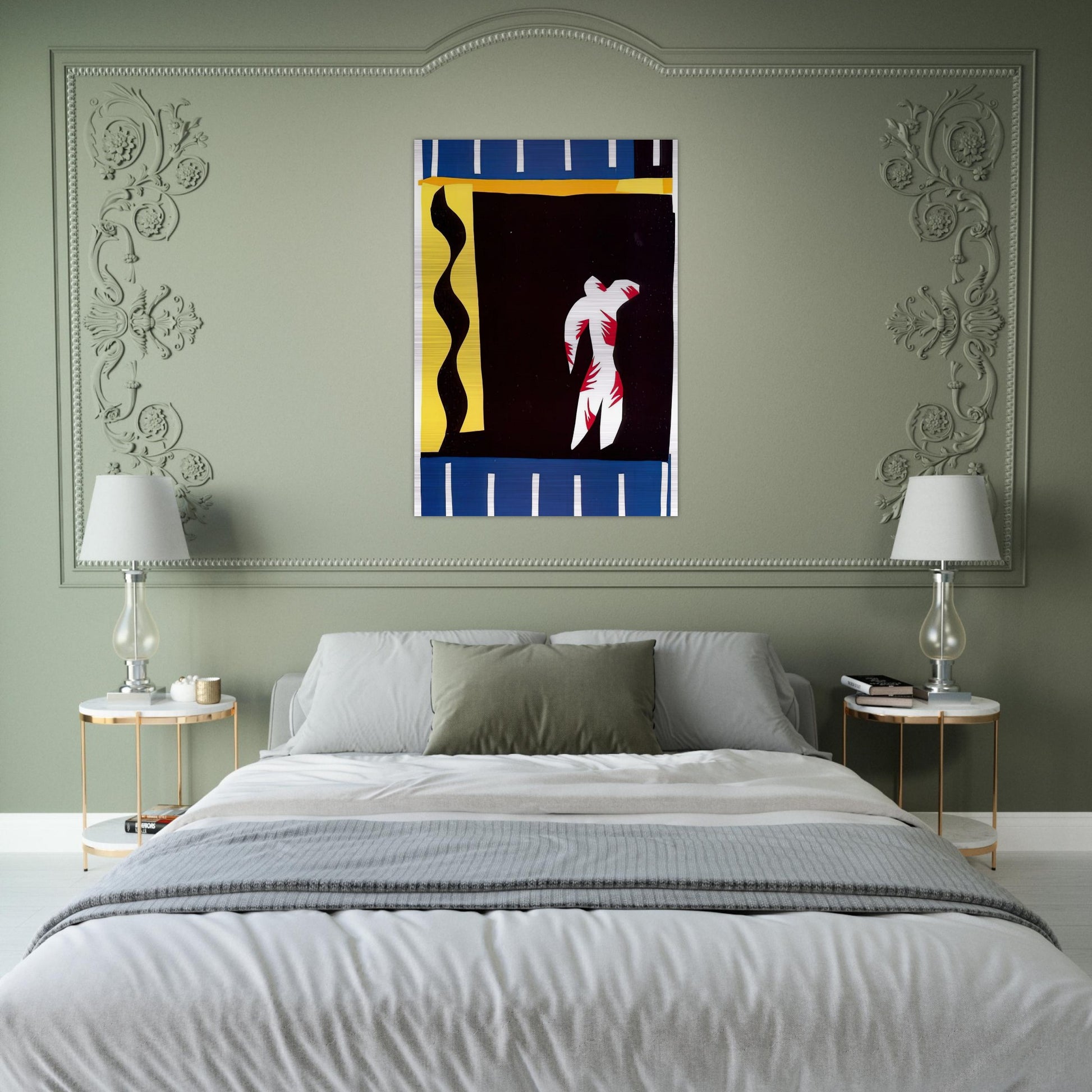 THE CLOWN 1943 - Henri Matisse Brushed Aluminum Print - 70x100 cm / 28x40 inches | Henri Matisse Aluminum Print | Henri Matisse Prints