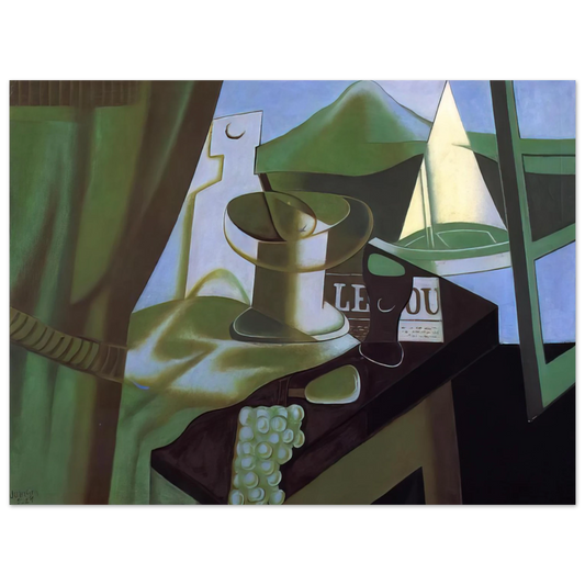 Juan Gris - THE BAY 1921  75x100 cm / 30x40inches Fine Art Poster