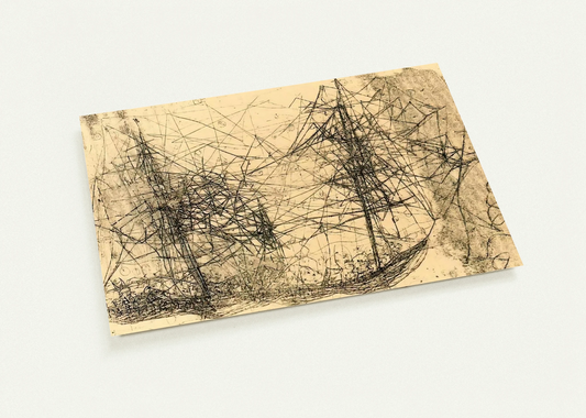 Barco - Art Informel By Wols Pack of 10 Post Cards | Wols Post Cards | A6 (10.5 x 14.8 cm) - 4.1 x 5.8 inches