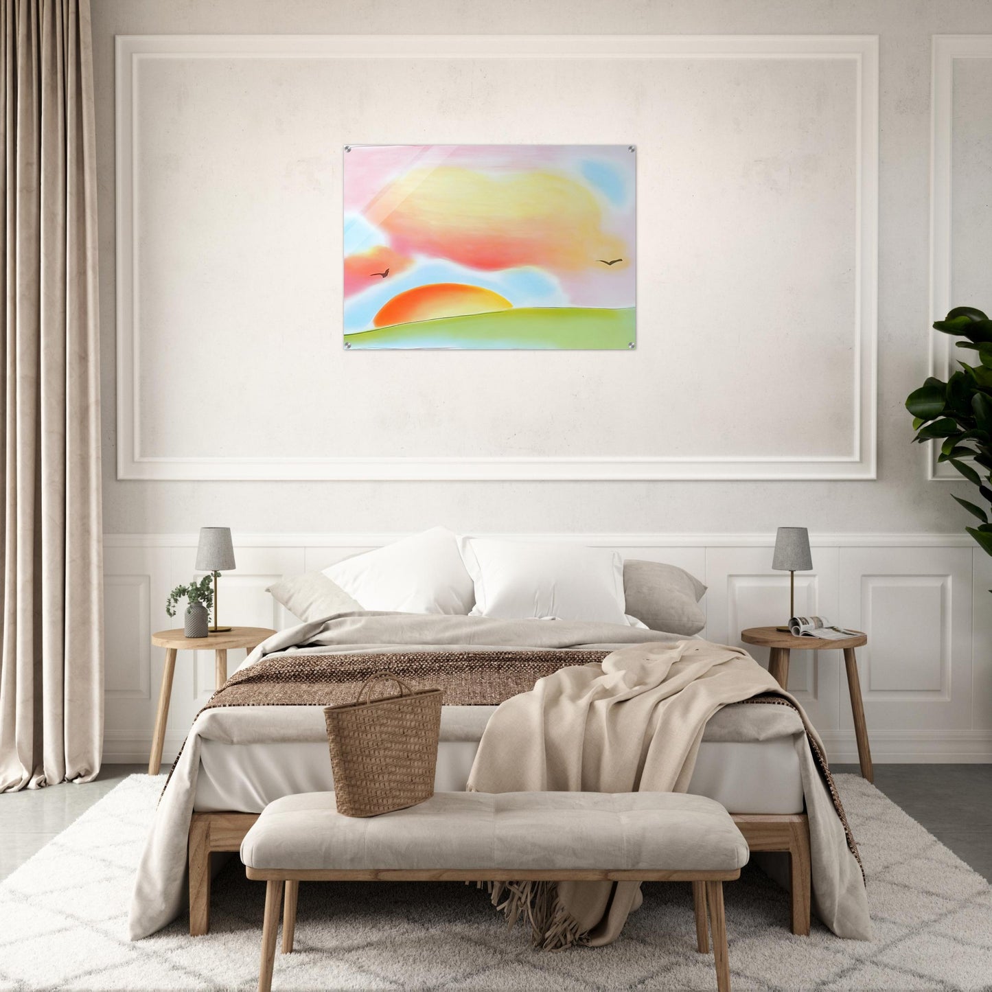 FREEDOM 1980 - Peter Max Acrylic Print - 70x100 cm / 28x40″ inches