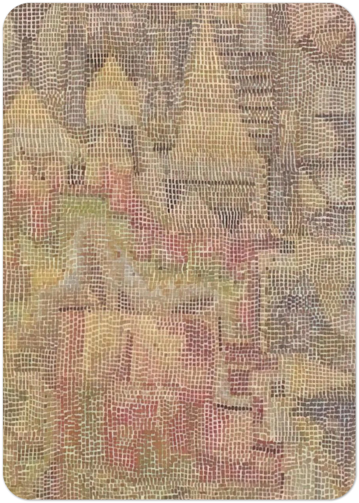 CASTLE GARDEN 1931 By Paul Klee Pack of 10 Post Cards | Paul Klee Post Cards | A6 (10.5 x 14.8 cm) - 4.1 x 5.8 inches