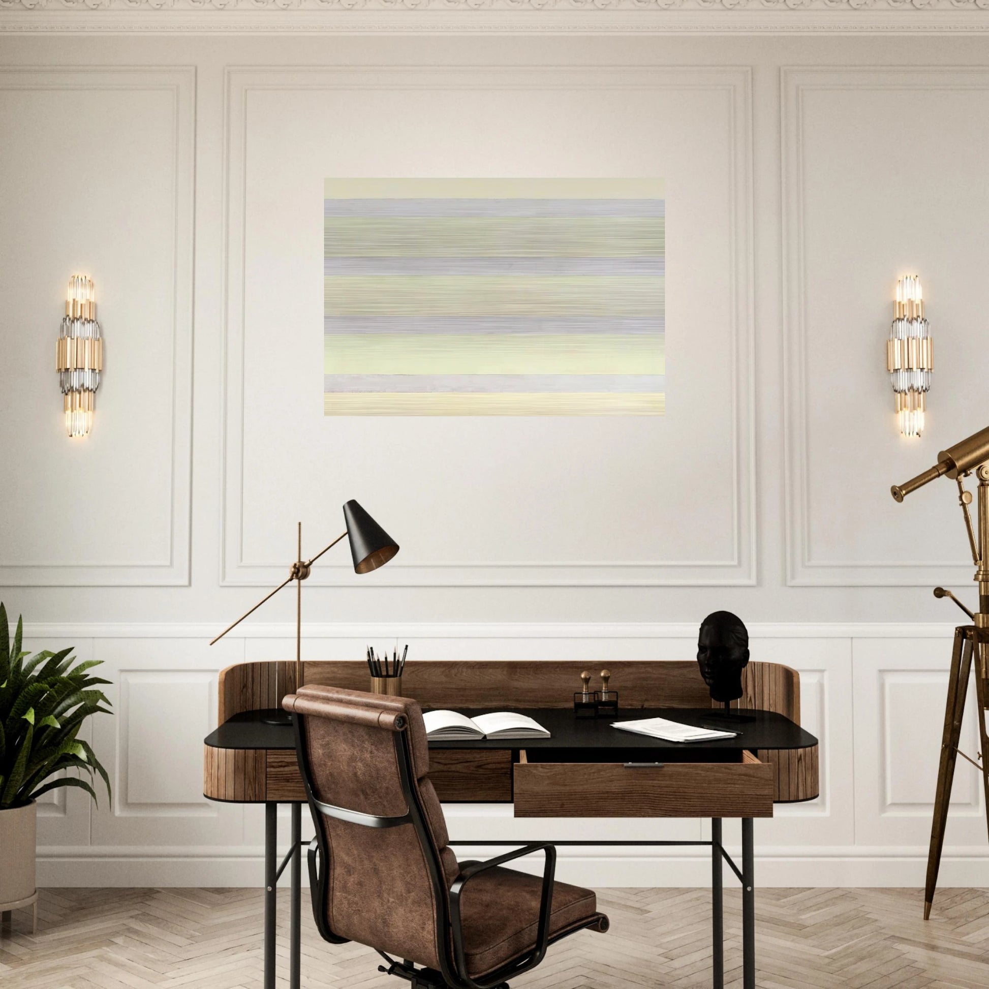 Untitled #11 - Agnes Martin Brushed Aluminum Print - 70x100 cm / 28x40 inches | Agnes Martin Aluminum Print | Agnes Martin Prints