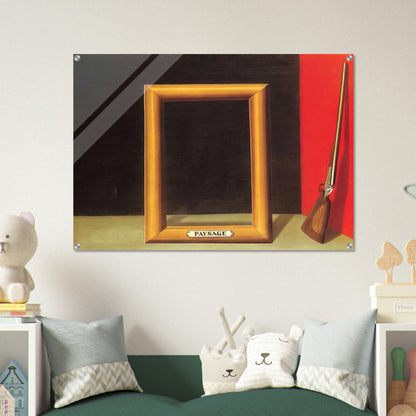 THE DELIGHTS OF LANDSCAPE 1928 - Rene Magritte Acrylic Print - 70x100 cm / 28x40″ inches