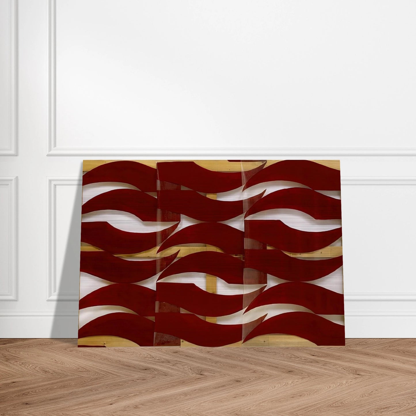 Rosso scuro - 1974 - Carla Accardi Brushed Aluminum Print - 70x100 cm / 28x40 inches | Carla Accardi Aluminum Print | Carla Accardi Prints