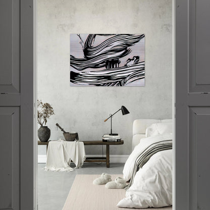 BRUSHSTROKES 1968 - Roy Lichtenstein Brushed Aluminum Print - 70x100 cm / 28x40 inches | Roy Lichtenstein Aluminum Print | Roy Lichtenstein Prints