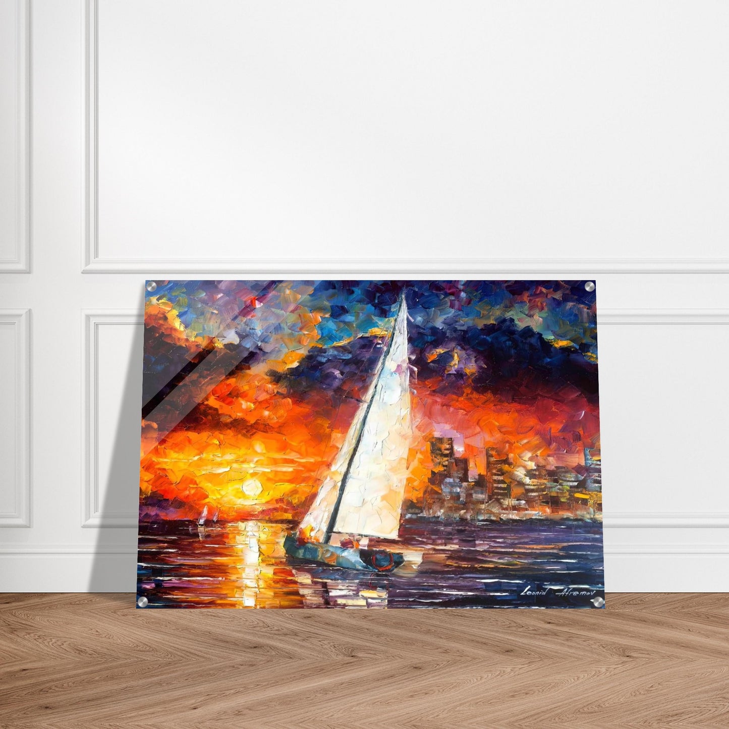 Leonid Afremov - Leonid Afremov Acrylic Print - 70x100 cm / 28x40″ inches