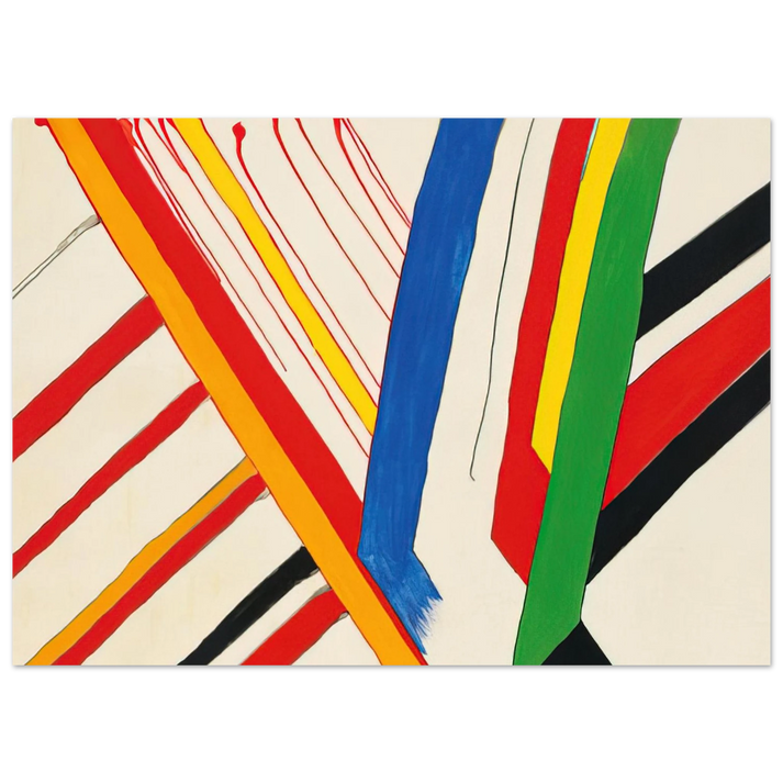 Alexander Calder - THE GREEN STRIPE 1963 Fine Art Poster