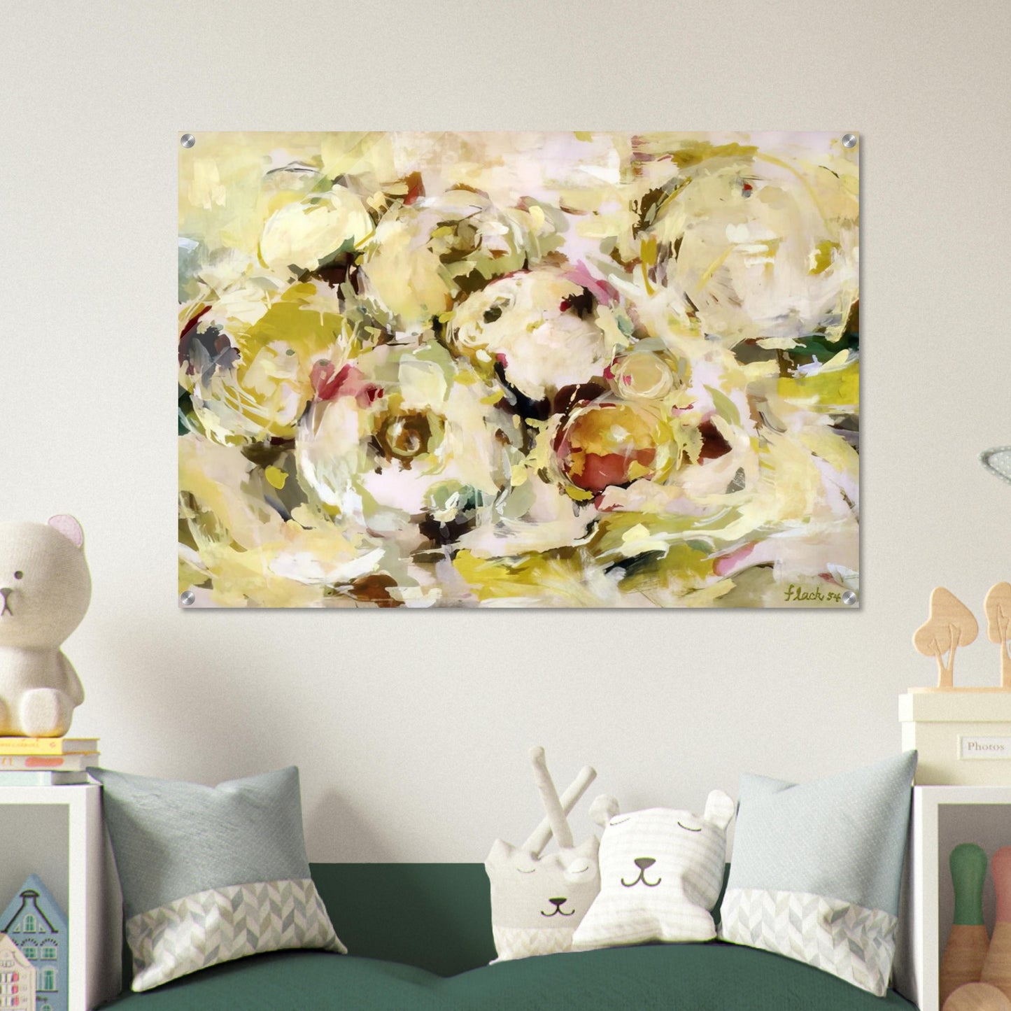 STILL LIFE WITH GRAPEFRUITS 1954 - Audrey Flack Acrylic Print - 70x100 cm / 28x40″ inches