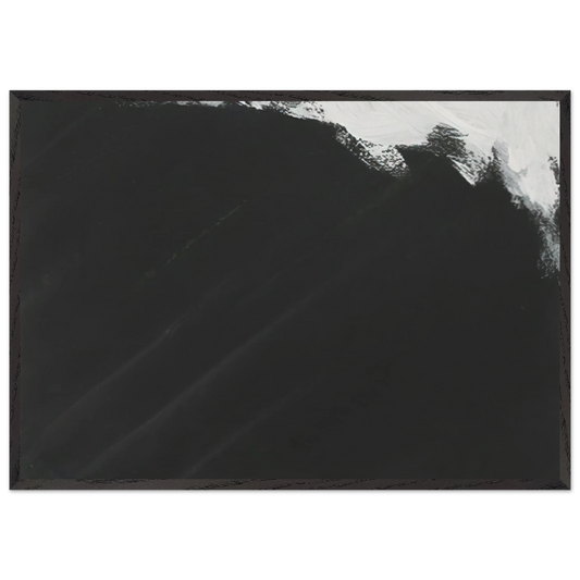 Untitled - 1988 N2 - Ralston Crawford 70x100 cm / 28x40 inches Framed Art Print – Black Wooden Frame