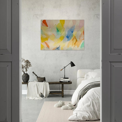 Lord of the Rainbow - Alice Baber Brushed Aluminum Print - 70x100 cm / 28x40 inches | Alice Baber Aluminum Print | Alice Baber Prints