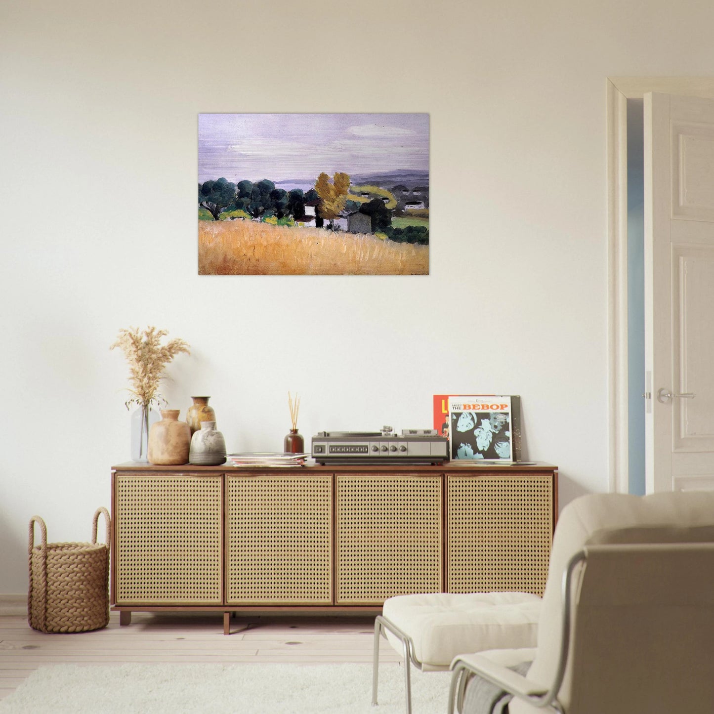 AUTUMN IN CAGNES 1918 - Henri Matisse Brushed Aluminum Print - 70x100 cm / 28x40 inches | Henri Matisse Aluminum Print | Henri Matisse Prints
