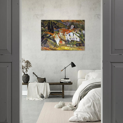 CERET LANSCAPE - Chaim Soutine Brushed Aluminum Print - 70x100 cm / 28x40 inches | Chaim Soutine Aluminum Print | Chaim Soutine Prints