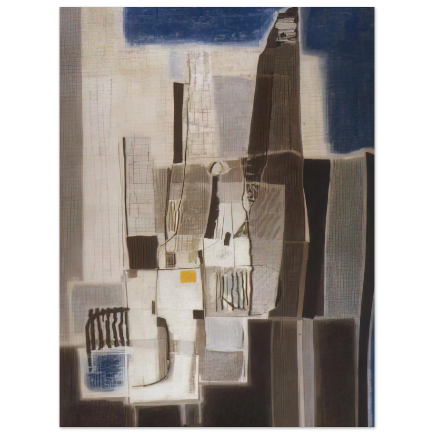 Bice Lazzari - Architettura 1 - Art Informel  75x100 cm / 30x40inches Fine Art Poster