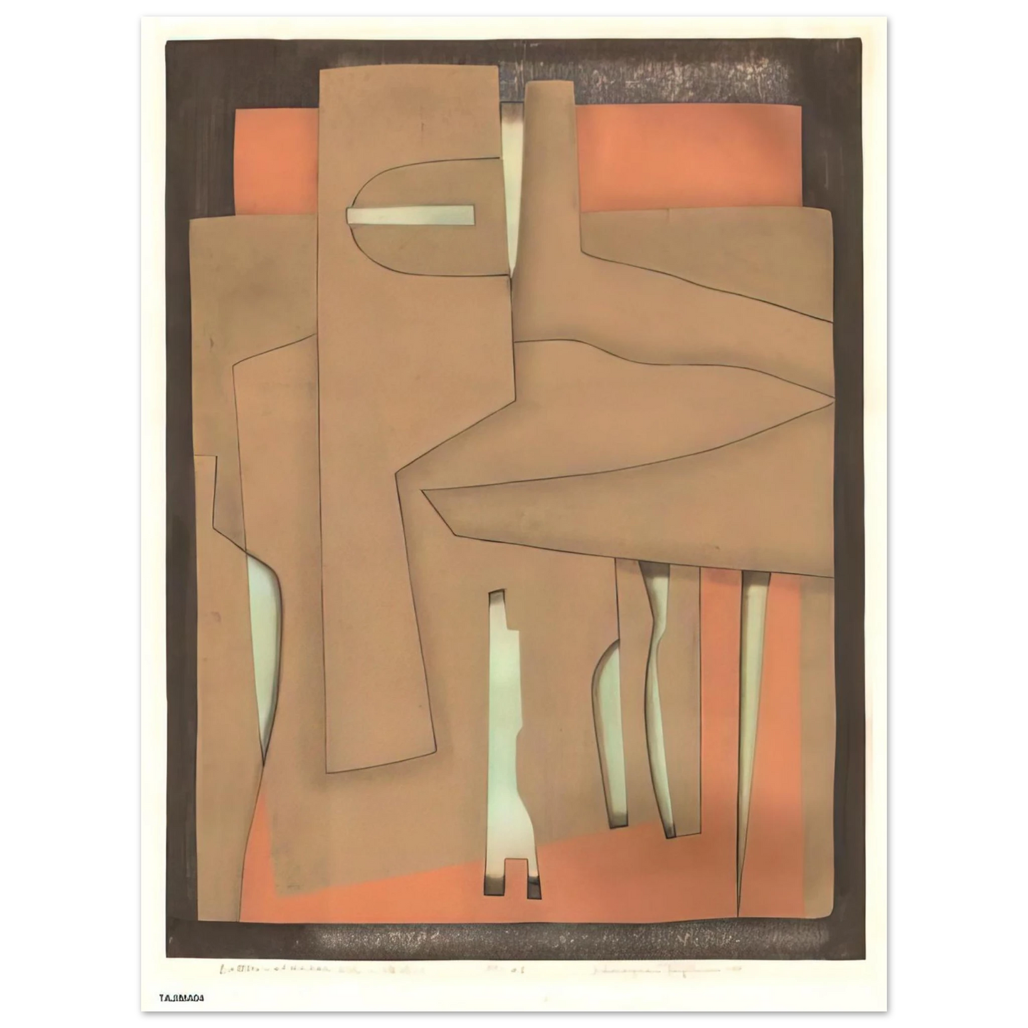 Hiroyuki Tajima - Bottles at the Bar - 1978  75x100 cm / 30x40inches Fine Art Poster