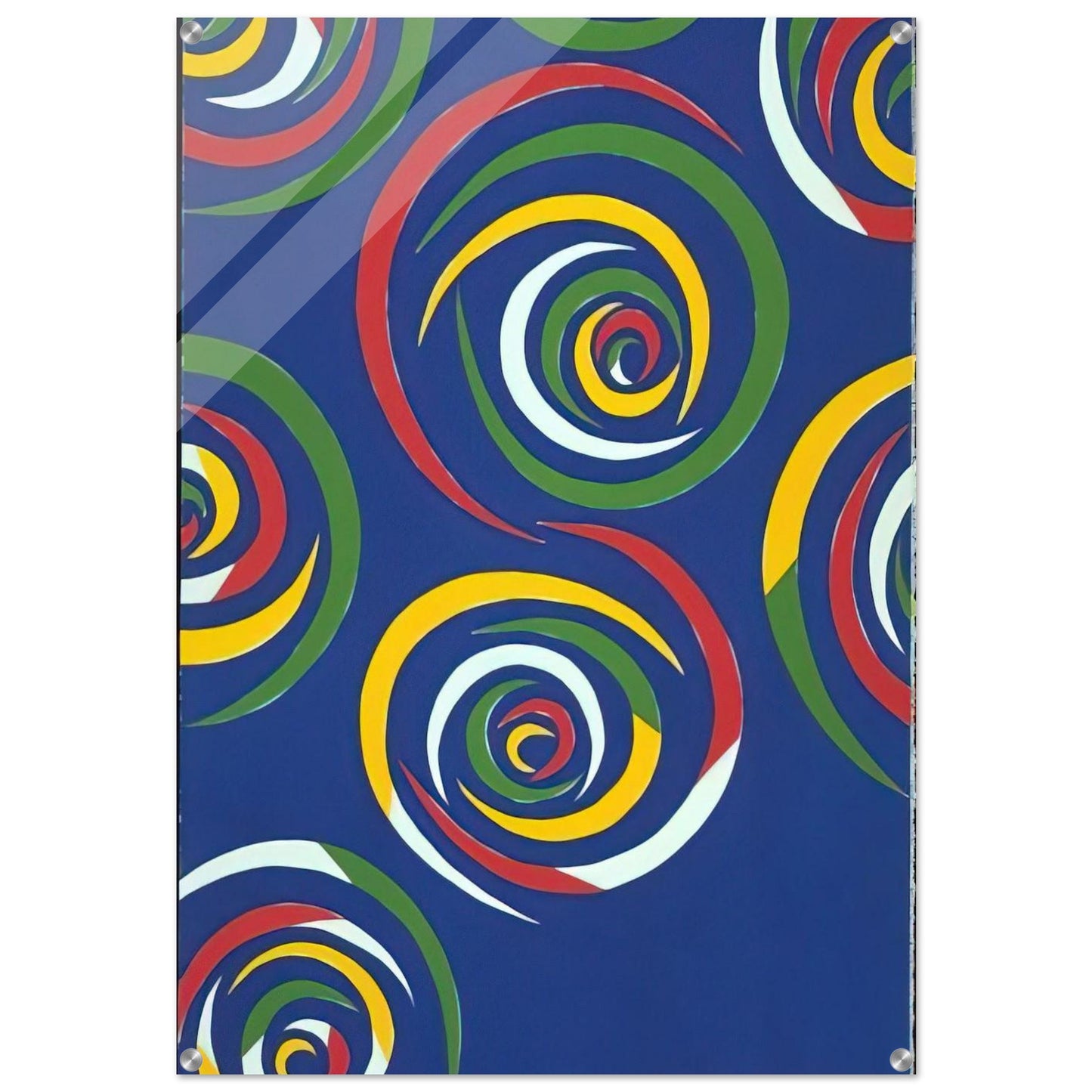 Cercles de Nuit - 1992 - Piero Dorazio Acrylic Print - 70x100 cm / 28x40″ inches | Piero Dorazio Wall Art | Piero Dorazio Prints