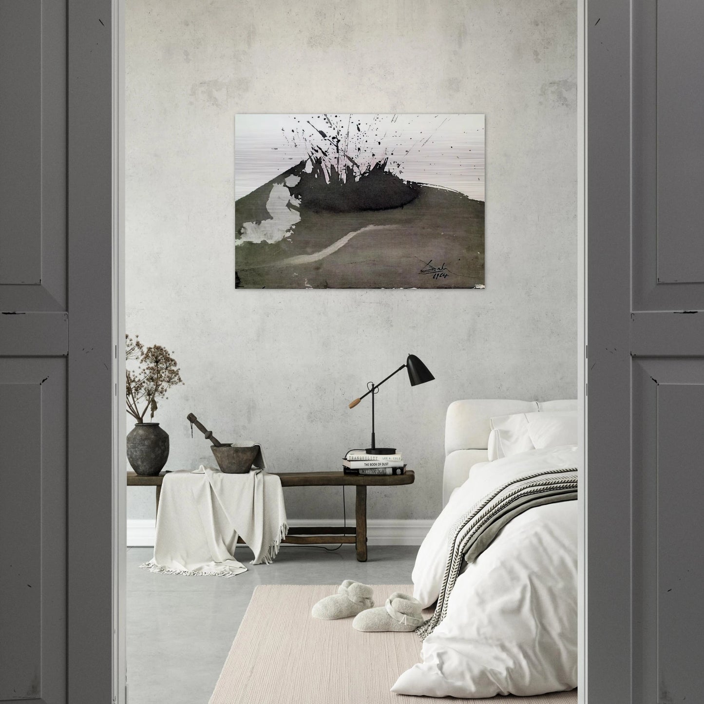 ANGELUS EXCUSSIT FLAMMAMIGNIS DANIEL 3 23 1967 - Salvador Dali Brushed Aluminum Print - 70x100 cm / 28x40 inches | Salvador Dali Aluminum Print | Salvador Dali Prints