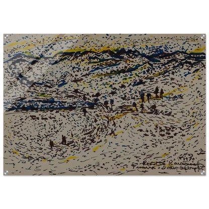 ROAD TO KAIROUAN TUNISIA 1970 - Ivan Albright Acrylic Print - 70x100 cm / 28x40″ inches