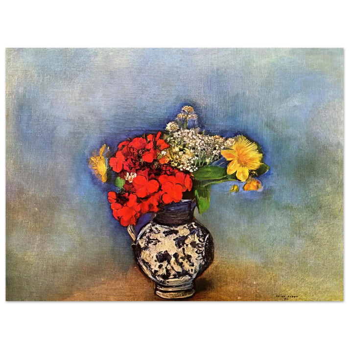 Odilon Redon - GERANIUMS 1910  75x100 cm / 30x40inches Fine Art Poster