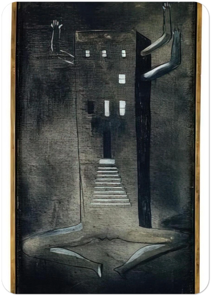 FEMME MAISON 1947 0 By Louise Bourgeois Pack of 10 Post Cards | Louise Bourgeois Post Cards | A6 (10.5 x 14.8 cm) - 4.1 x 5.8 inches