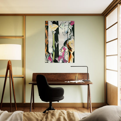 EASTER AND THE TOTEM - Jackson Pollock Brushed Aluminum Print - 70x100 cm / 28x40 inches | Jackson Pollock Aluminum Print | Jackson Pollock Prints